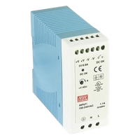 MDR-40-12 - Fuente de Poder Riel DIN / 12VCC / 40W / Entrada Universal 85-264VAC / 1.57 x 3.54 x 3.94 in