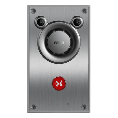 A12F - Intercomunicador IP de Emergencia / Altavoz 10W / 2 Líneas SIP / IP66 e IK10 / PoE 802.3af / Rango -40°C a 70°C