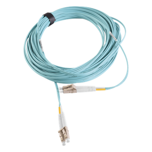 FJ2-LCLC5L-15AQ - Jumper de Fibra Óptica / Multimodo OM3 50/125 µm / LC-LC Duplex / OFNR / 15 m (49.21 ft) / Aqua