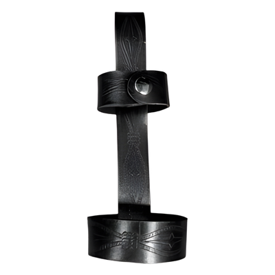 RANGER-HOLD - Funda de Piel para Cinturón / Broche de Metal / Compatible con Detectores de Mano RANGER-1000 y RANGER-1500