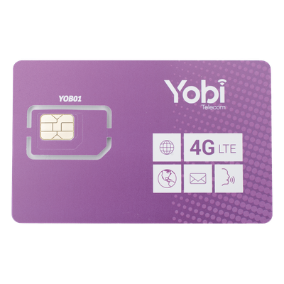 SIM10GBYOBI - SIM de Datos / 10 GB Mensuales / 12 Meses de Servicio / 2G 3G 4G 5G / Roaming EU y Canadá 15 días