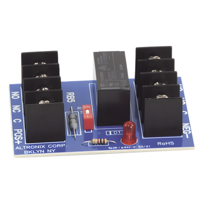 RB5 - Altronix Módulo Relevador RB5, Voltaje 6/12 VDC, Consumo 120 mA, LED