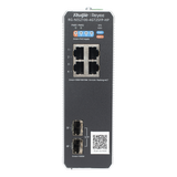 RG-NIS2100-4GT2SFP-HP - Switch Industrial PoE+ / 4 Puertos Gigabit / 1 PoE++ 60W + 3 PoE+ 30W / 2 SFP Uplink / 12 Gbps / -40°C a 75°C / Protección 6 kV