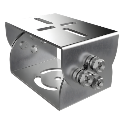 DS-1706ZJ - Articulación de montaje en pared / Acero inoxidable / 90×55×60 mm (3.54×2.17×2.36 in) / Antiexplosión / Gris / Compatible DS-1704ZJ