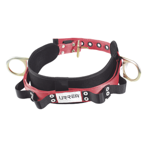SYS-USC01M - Cinturón de Seguridad para Liniero / Talla 40 / Neopreno de Alta Tensión / Nylon 4" Acolchonado / 4 Compartimentos / ANSI A10.14 y Z359.1 / Dos Anillos Tipo D