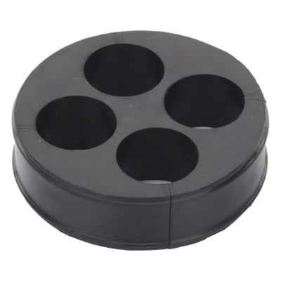 CI-4-78 - Inserto de Caucho EPDM / 4 Orificios / Cable 7/8 in / Diámetro Exterior 85 mm / Grosor 25.4 mm (1 in)