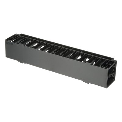 NCMHF2 - Organizador de Cables Horizontal / Rack 19in / 2UR / Frontal / ABS / Cat 6 y 10G