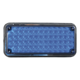 X-LTE-295-B - Luz de Advertencia LED / 66 LED / 7x3" / 12 VCC / 10 Patrones de Destello / Montaje Permanente / Color Azul