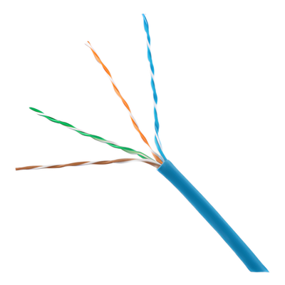 PUP6C04BU-W - Bobina de Cable UTP / 305 m (1000 pies) / Cat 6 / 23 AWG / CMP Plenum / 4 Pares / HDPE / Cobre Sólido