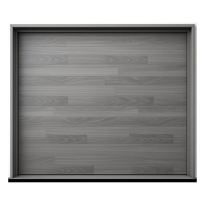 APDOOR-88CF - Puerta de Garage / Estilo Americano / Acabado Laminado PREMIUM / Color Gris / 8x8 Pies (2.4x2.4 m)