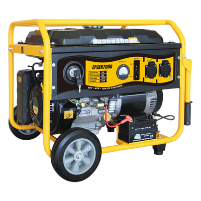 EPGEN7000 - Generador a Gasolina / 6.5 kW Nominal / 7 kW Máxima / Salida Bifásica 110/220V / 12 Horas Continuas / Arranque Electrónico / 97 dB(A)