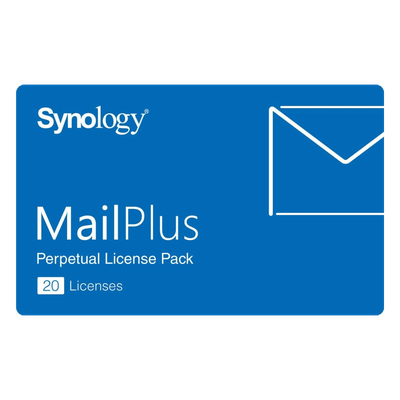 MAILPLUS 20 LICENSES - Licencia de Correo / 20 Cuentas Activas / Permanente / Alta Disponibilidad / Migración entre NAS