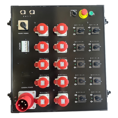 YS-CM-10 - Controlador de Polipastos / 10 Canales Independientes / Control Directo Trifásico 110V / Rack Touring Grade