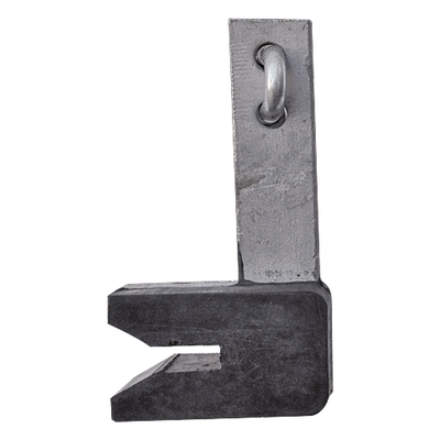 S-GULV - Guía para Línea de Vida en Torre / Acero Galvanizado / Recubrimiento de Caucho Amortiguador / Aplicación Intemperie / 0.40 kg / Torres Mayores a 15 m (49.2 ft)