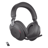 EVOLVE2-85-MS-BK-A - Auricular Profesional Inalámbrico / Cancelación de Ruido Activa Híbrida / 10 Micrófonos / Bluetooth 5.0 Dual / Autonomía 37 Horas / Indicador de Ocupado 360°