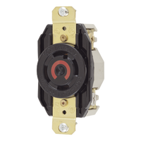 HUB-HBL-2710 - Receptáculo Industrial / 30 A / 125/250 V CA / 3 Polos 4 Hilos / NEMA L14-30R / IP20 / -40°C a 75°C