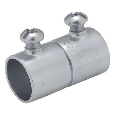 HUB-2022 - Cople para Pared Delgada / 1/2 in / Acero Galvanizado / Tornillo de Fijación / 1.496 in (0.124 ft) de Longitud