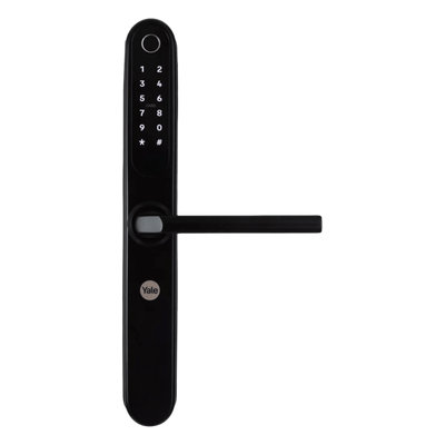 MX83355 - Cerradura Digital / Mecanismo de Embutir / Backset 50 mm / IP66 / 100 Huellas / 300 Accesos / Negro