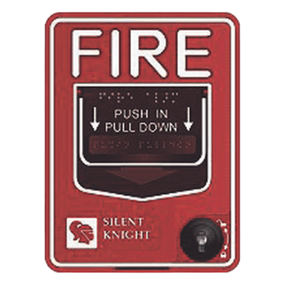 SKPULLDA - Estación Manual de Emergencia / Direccionable / Doble Acción / LED Bicolor / SLC 2 Hilos