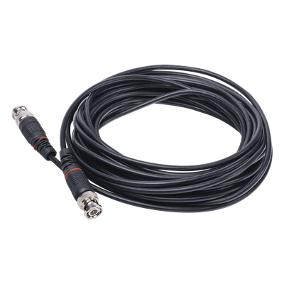 DIY-8M-HD - Cable Coaxial Armado con Conector BNC (Video) / Longitud de 8 mts / Optimizado para Cámaras 4K / Uso en Interior