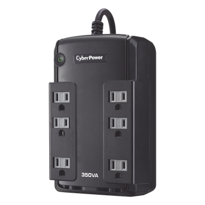 CP350SLG - UPS Standby / 350 VA / 255 W / 6 Tomas NEMA 5-15R / Protección 810 J / Montaje en Pared