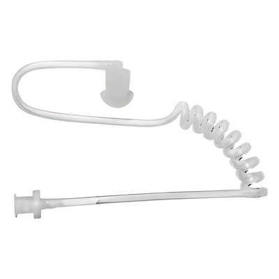 C101-199 - Tubo Acústico de Desconexión Rápida / Transparente / Con Insertos de Oído Ergonómicos / Material Hipoalergénico / Paquete Individual Estéril