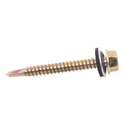 ANC-PAS-14200 - Tornillo Punta Broca Sello Montado 6.5 X 50 mm (1/4" X 2") Caj. C/100pz.