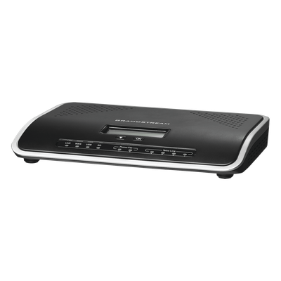 UCM-6204 - Conmutador IP-PBX de 4 puertos FXO + 2 FXS, 45 llamadas concurrentes, 500 usuarios y doble puerto Gigabit