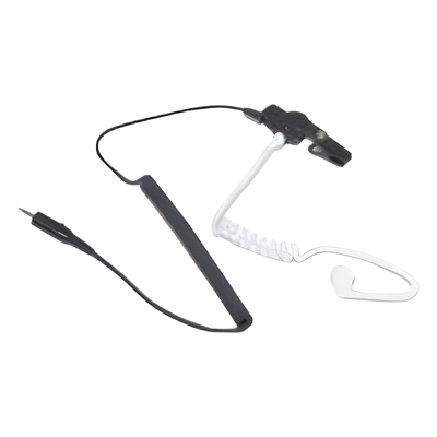 V110282 - Audífono de tubo acústico / Conector 2.5 mm / Diseño ergonómico / Clip de sujeción