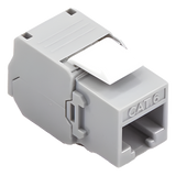 LP-KJ-610-TTGY - Módulo Jack Keystone / Cat6 / Toolless / Terminación 180° / UTP / Color Gris