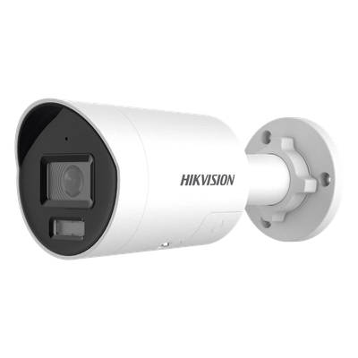 DS-2CD2087G3-LI2UY/SL - Bala IP / 8 Megapixel / Lente 2.8 mm / 40 m IR + Luz Blanca / 131 ft / Audio 2 Vías / IP67 NEMA 4X / WDR 130 dB / ColorVu 3.0 / AcuSense 3.0