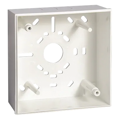 SMB500-WH - Caja de Montaje para Módulos / 108 x 108 x 38 mm / Color Blanco / Compatible W-MMF y W-CRF