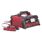 CHR-250 - Cargador de Baterías / 12 o 24 Vcc / 25 A / Hasta 250 Ah / Display LCD / Entrada Universal AC 110-220 V
