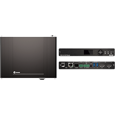KDS-17DEC - Decoder AVoIP 4K60 4:4:4 | Streaming sobre Ethernet | Dante, USB, IR, RS-232, CEC | PoE+ | Aluminio Mega Tool Deep