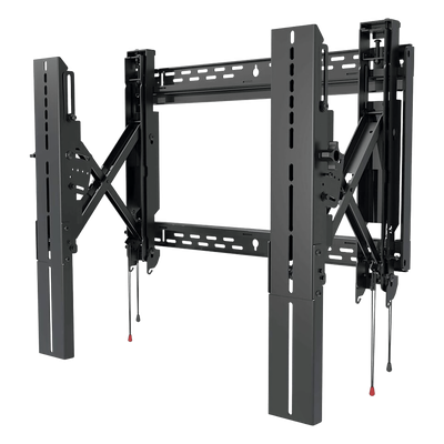 STS650 - Soporte de Pared Tijera Universal / Extensión 12" (305 mm) / Carga 200 lb (90.7 kg) / Tilt +15°/-2° / VESA 200x100 a 600x600 mm / Acceso Abierto Cajas Empotradas