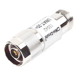 UNAT-20 - Atenuador en Línea / 20 dB ±0.3 dB / 0.5 W / DC-6 GHz / Conectores N Macho-Hembra / 50 Ω