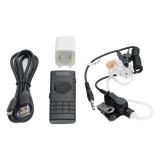 BTH300MAXKIT2 - Kit Micrófono Solapa Inalámbrico Bluetooth / PTT Integrado / Tubo Acústico / Conexión Dual / Clip 360°