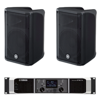 CBR10KIT/PX - Kit de Refuerzo Sonoro / 2 Bocinas 2 Vías 10" / Amplificador Clase D 2x800W a 4Ω / Respuesta 50 Hz - 20 kHz / Conectores Speakon NL4 y XLR