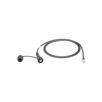 Panduit ISTP6X1MBLR cable de red Negro 1 m Cat6a SF/UTP (S-FTP)