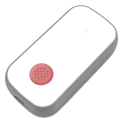 LW004-PB - Botón de Pánico IoT / LoRaWAN 5 km / GPS Exterior y BLE Interior / Batería Recargable 540 mAh / IP66