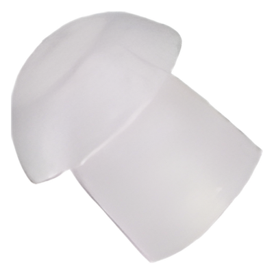 C100-569 - Inserto de Oído / Goma Flexible / Transparente / Paquete de 10 Piezas / Bajo Perfil / Ergonómico