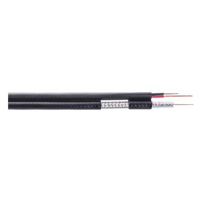 RG59-S-CCS - Cable Coaxial RG59 / 305 m (1000 ft) / CCS Siames / 75 Ohm / 60% Blindaje Aluminio / 2x20 AWG / Intemperie