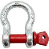TSK-400-475 - Grillete Lira / 4.75 T WLL / Cuerpo 3/4" Acero Forjado Galvanizado / Perno 7/8" Alta Resistencia / Factor Seguridad 6:1 / Operación 100°C