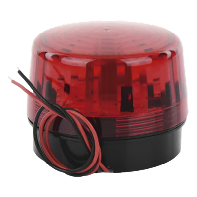 SF-1301-BAQ - Luz Estroboscópica LED / 35 LEDs / 8 Patrones de Parpadeo / IP66 / 12-24 Vcc/Vca / Batería de Respaldo 9V