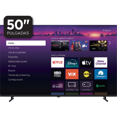 R50XUQ-L1 - Smart TV QLED / 50 Pulgadas / 4K UHD / Dolby Audio / Wi-Fi / 3 HDMI / VESA 200x200 mm