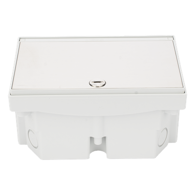 SM-CPE-IP66 - Caja de Suelo Estanca / IP66 / Interior y Exterior / Sistema de Drenaje / Cierre de Seguridad / Alta Resistencia