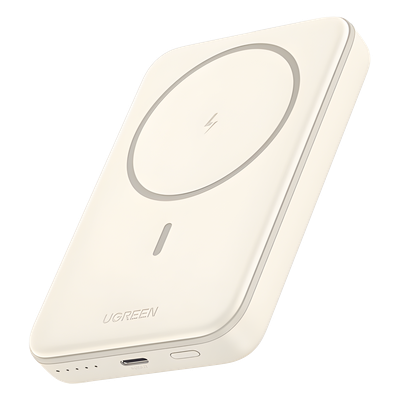 25208B - Ugreen 25208 batería externa 10000 mAh Cargador inalámbrico Beige