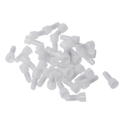 PST-C040-01 - Terminales Tipo Campana / 250 Piezas / Calibre 14-22 AWG / Aislamiento PVC / Empalme Final