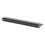 Z6AS-PNL-U48K - Patch Panel / 48 Puertos / Cat 6A Blindado / Plano / 1UR / Acero 18 Gauge