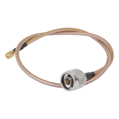 SN142KSMAI60 - Jumper Coaxial / 60 cm (1.97 ft) / N Macho a SMA Inverso Macho / Hasta 8 GHz / Cable LP142